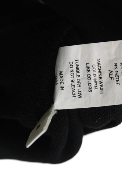 Madhappy Womens Black Sports Bra Micro Modal Scoop Neck Size S