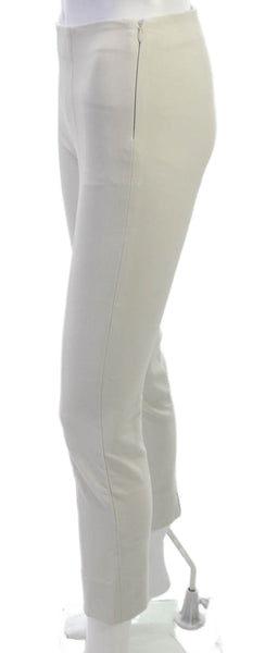Vince Womens Ankle Beige Cotton Zip Pants Size XS