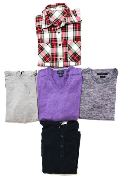 John Varvatos Michael Kors EPTM Brooks Brothers Lot 5 Shirts Sweaters Size Small