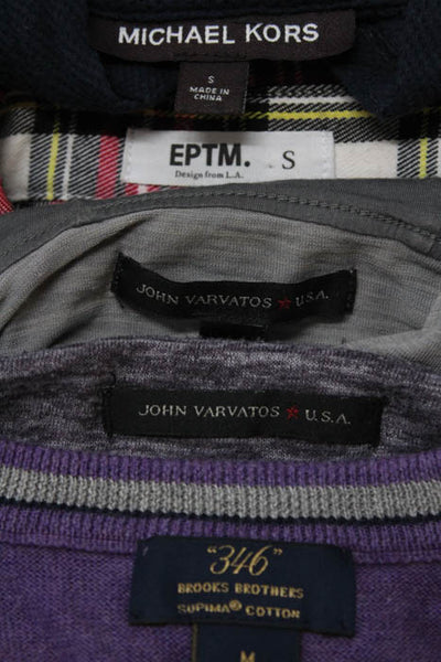 John Varvatos Michael Kors EPTM Brooks Brothers Lot 5 Shirts Sweaters Size Small