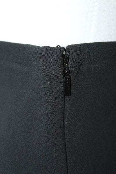 Fendi Black Wool Ruffle Hem A Line Skirt Size IT 40 $1100 NEW LL19LL