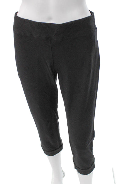Eileen Fisher Women Capri Pants Black Viscose Size XS