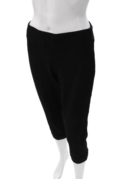 Eileen Fisher Women Capri Pants Black Viscose Size XS