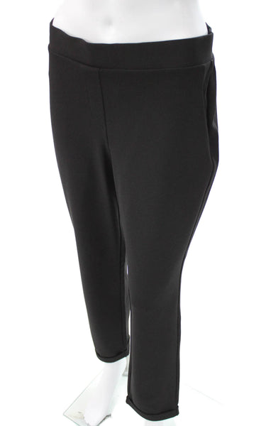 Vince Camuto Womens Ankle Pants Black Polyester Pull On Size S