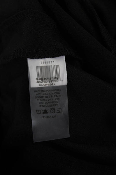 Vince Camuto Womens Ankle Pants Black Polyester Pull On Size S