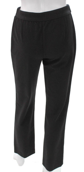 Lafayette 148 New York Womens Dress Pants Black Viscose Pull On Size S