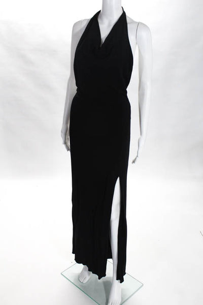 Yigal Azrouel Black Halter No Expiration Gown Size 6 $1295 10086271