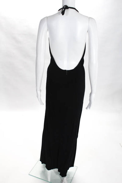 Yigal Azrouel Black Halter No Expiration Gown Size 6 $1295 10086271