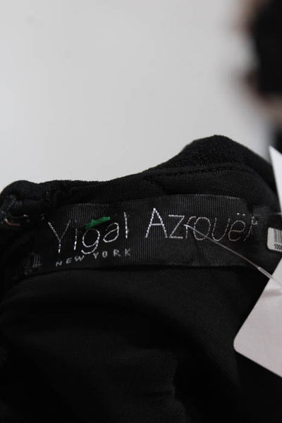 Yigal Azrouel Black Halter No Expiration Gown Size 6 $1295 10086271