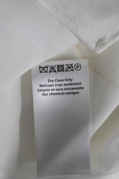 Rachel Zoe Ecru White Braided One Shoulder Maxi Dress Size 4 $425 New