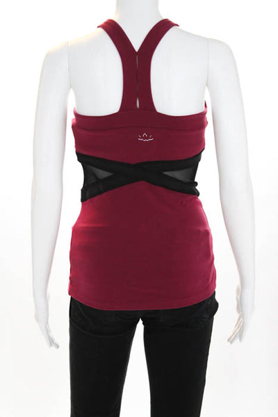 Beyond Yoga  Red Merlot Cotton Blend Tank Top Size Small New $88