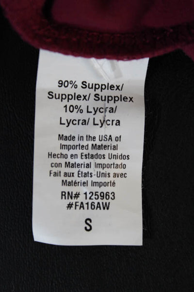 Beyond Yoga  Red Merlot Cotton Blend Tank Top Size Small New $88