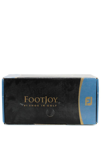 Foot Joy White Leather Waterproof Reelfit Golf Sneaker Size 8.5 $160 NEW IN BOX