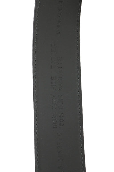 BOSS Mens Suede Frame Buckle Belt Navy Size 40