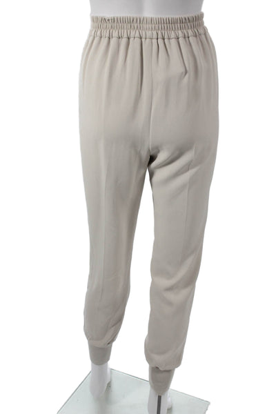 Stella McCartney Womens Beige Jogger Pants Size 40