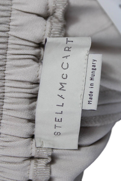 Stella McCartney Womens Beige Jogger Pants Size 40