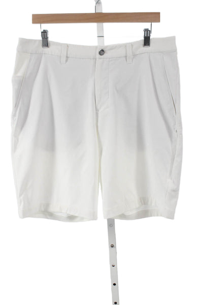 Lululemon Mens Chino Golf Shorts White Size 34