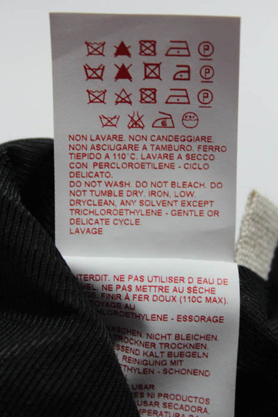 Marni Black Purple Red Abstract Printed Knee Length A Line Skirt Size 40