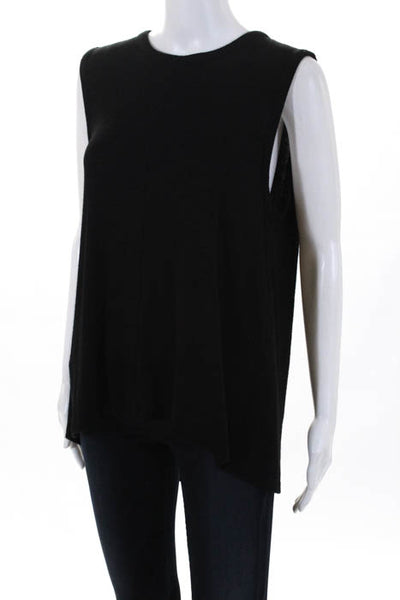 Rag & Bone Jean Black Crew Neck Sleeveless Pull Over Women's Tank Top Size Large