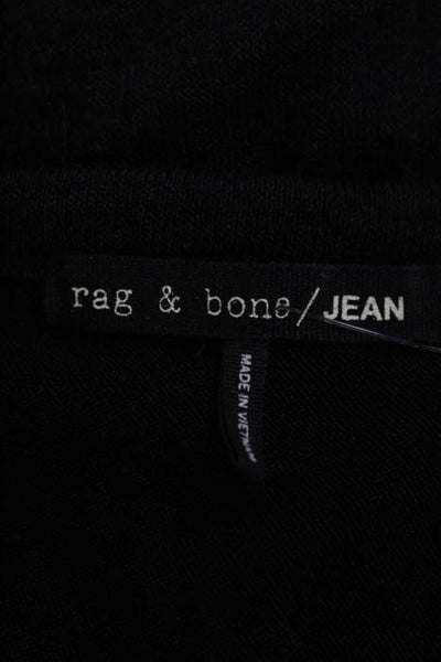 Rag & Bone Jean Black Crew Neck Sleeveless Pull Over Women's Tank Top Size Large