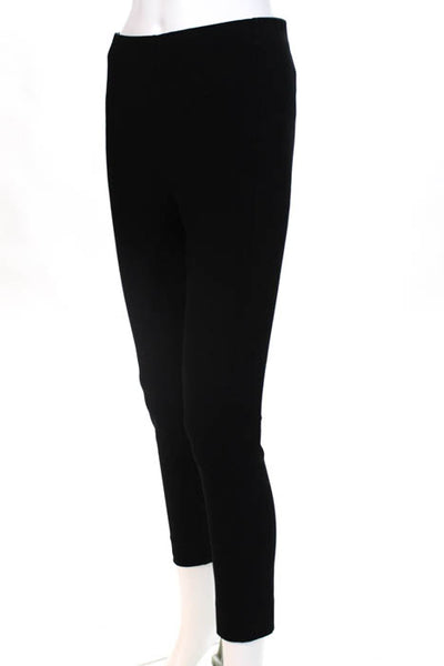 Rag & Bone Black Cotton High Waist Slim Straight Leg Pants Size 2