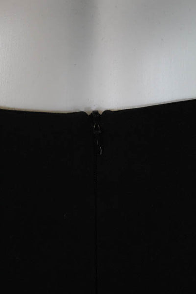 Rag & Bone Black Cotton High Waist Slim Straight Leg Pants Size 2