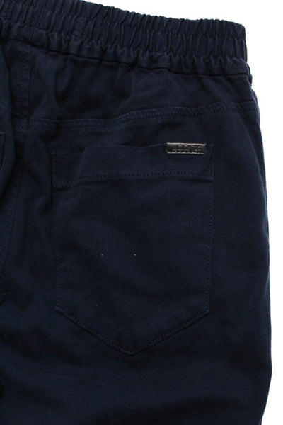Joes Navy Blue Cotton Blend Zipper Fly Closure Pull On Men's Pants Size 30 New