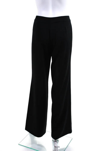 Dirk Bikkembergs Black High Waisted Zip Wide Leg Dress Pant Trousers Size Italia