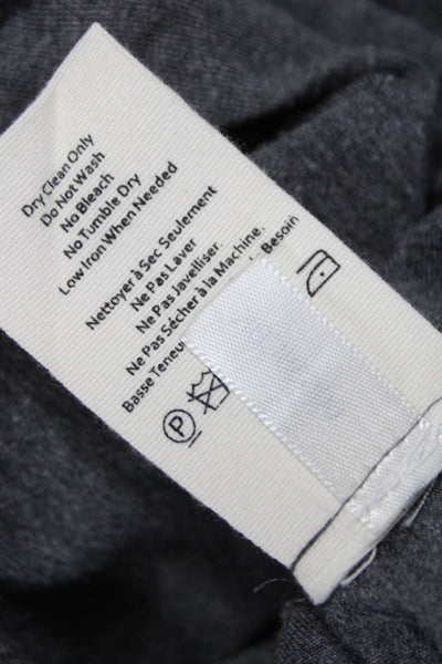 L'Agence Womens Tank Dress Gray Viscose Scoop Neck Mini Size S