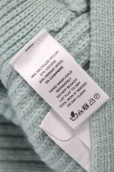 Lilla P Women Cardigan Green V-Neck Long Sleeve Recycled Nylon Size L