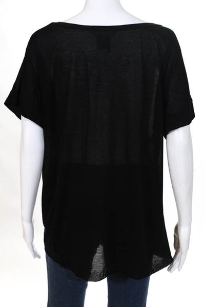 Thomas Wylde Black Beaded Love Tee Size Extra Small