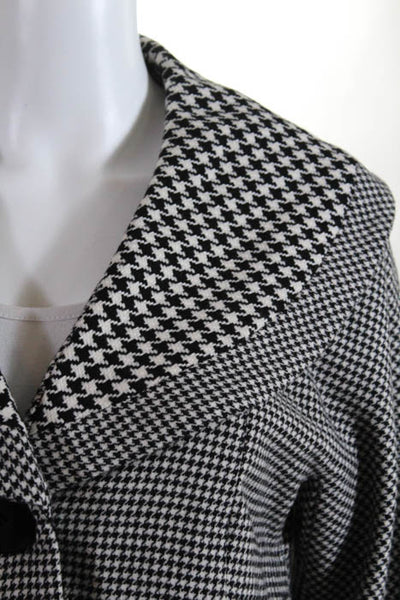 Cynthia Cynthia Steffe Black Houndstooth Blazer Jacket Size 4