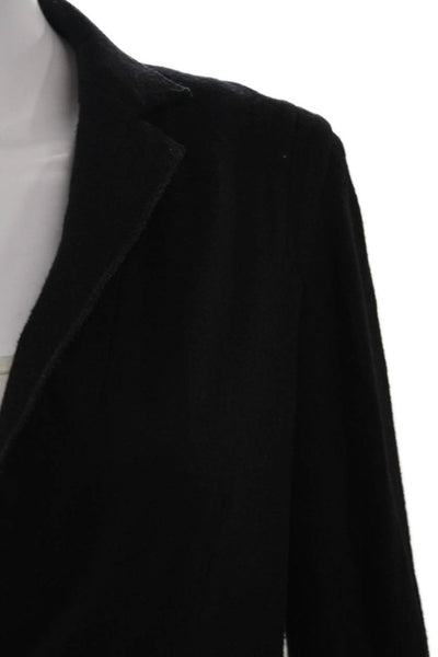Rag & Bone Womens Wool Black Blazer Button Front Long Sleeve Size 2