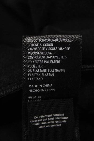 We The Free Womens Flared Jeans Black Cotton Blend Elastic Waist Size 24