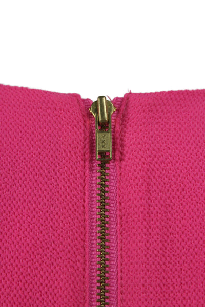 NBD X The Naven Twins Womens Fit & Flare Halter Dress Pink Short Zip Size S