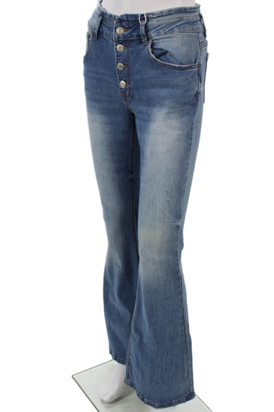 Flamingo Women Flared Blue Jeans Size XS