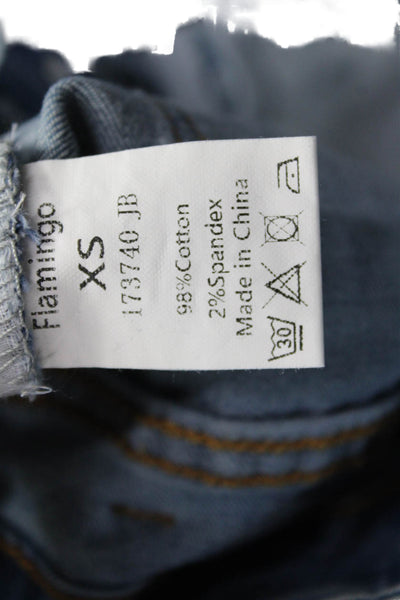 Flamingo Women Flared Blue Jeans Size XS