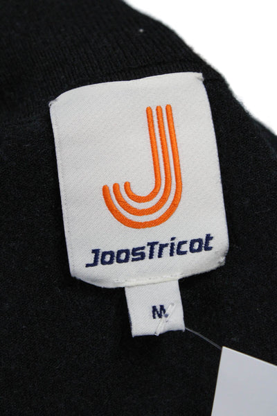 Joos Tricot Womens Pullover Turtleneck Striped Multicolor Merino Wool Size M