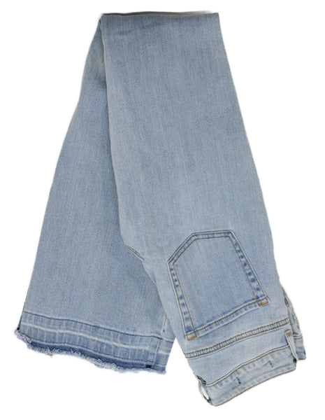 House of Harlow 1960 Womens Flared Jeans Blue Button Mid Rise Size 24