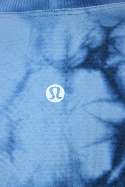 Lululemon Womens Blue Basic Long Sleeve Crew Neck T-Shirt Size 6