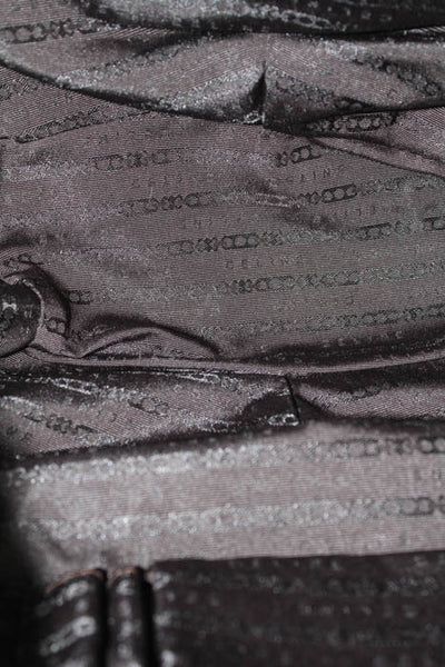 Celine Pink Leather Silver Tone Double Strap Tote Handbag FAN3151 JHL