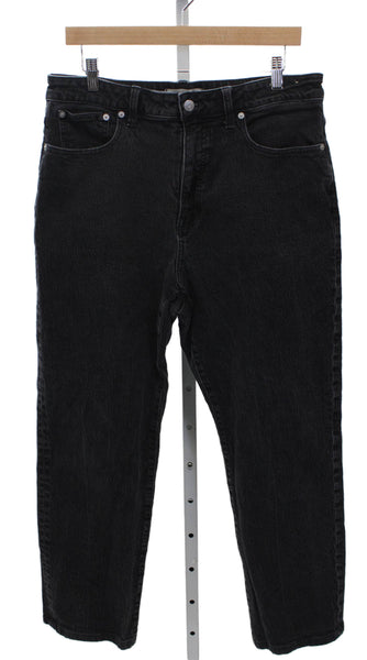 Madewell Womens Black Mom High Rise Cotton Jeans Size 31