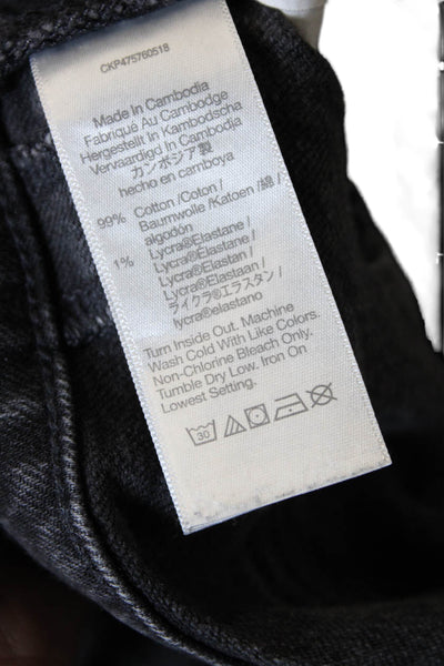 Madewell Womens Black Mom High Rise Cotton Jeans Size 31