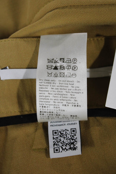 Another Tomorrow Womens Cargo Pants Brown Lyocell Blend Button Size 36