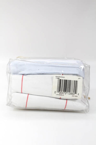 Kate Spade White Red Plaid King Size Pillow Sham New In Package $100