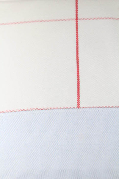 Kate Spade White Red Plaid King Size Pillow Sham New In Package $100