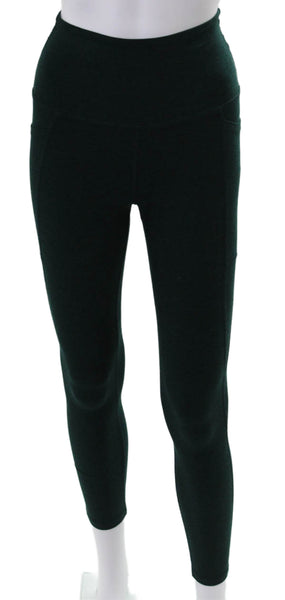 Beyond Yoga Women Ankle Leggings Green Polyester Blend Size S