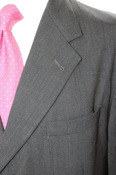 Hart Schaffner Marx Mens Gray Blazer Button Size 42