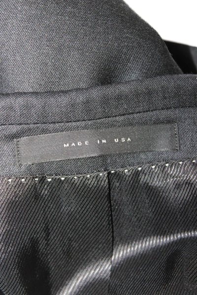 Boss Hugo Boss Mens Gray Blazer Button Closure Size 42