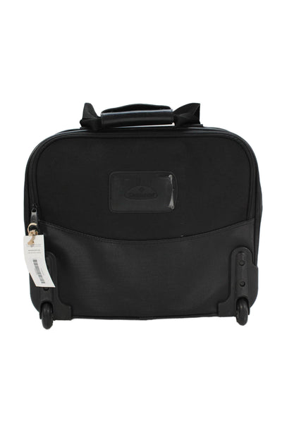 Samsonite Unisex Adults Zippered Structured Rolling Briefcase Black